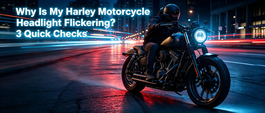Why Is My Harley Motorcycle Headlight Flickering? 3 Quick Checks