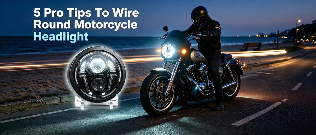 5 Pro Tips To Wire Round Motorcycle Headlight