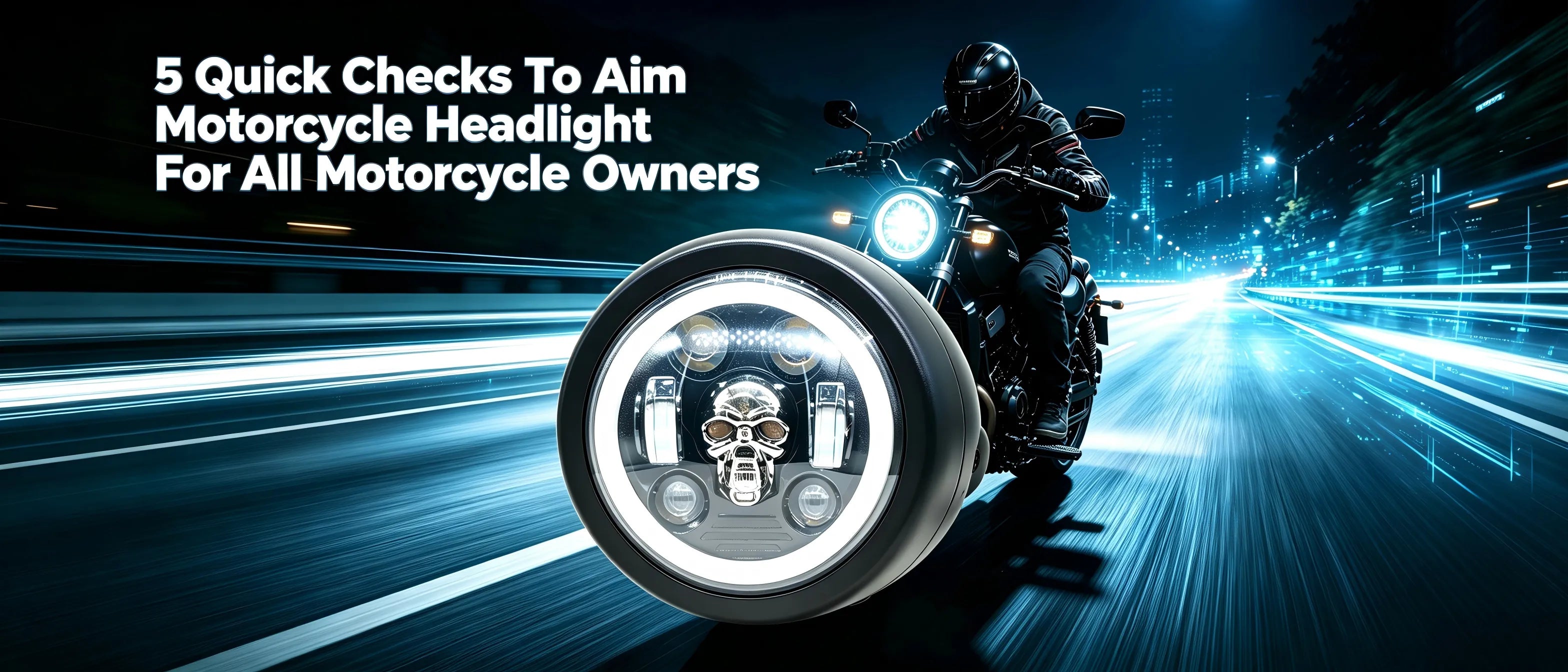 5 Quick Checks To Aim Motorcycle Headlight For All Motorcycle Owners
