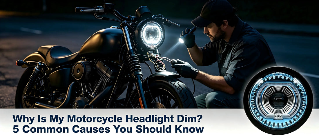 Why Is My Motorcycle Headlight Dim? 5 Common Causes You Should Know