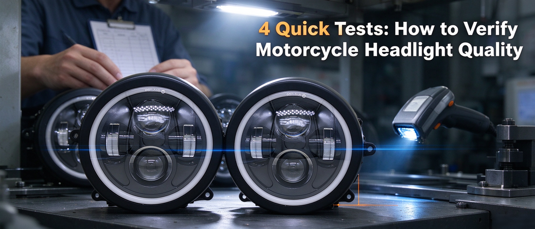 4 Quick Tests: How to Verify Motorcycle Headlight Quality