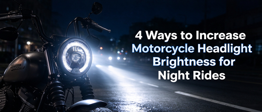 4 Ways to Increase Motorcycle Headlight Brightness for Night Rides