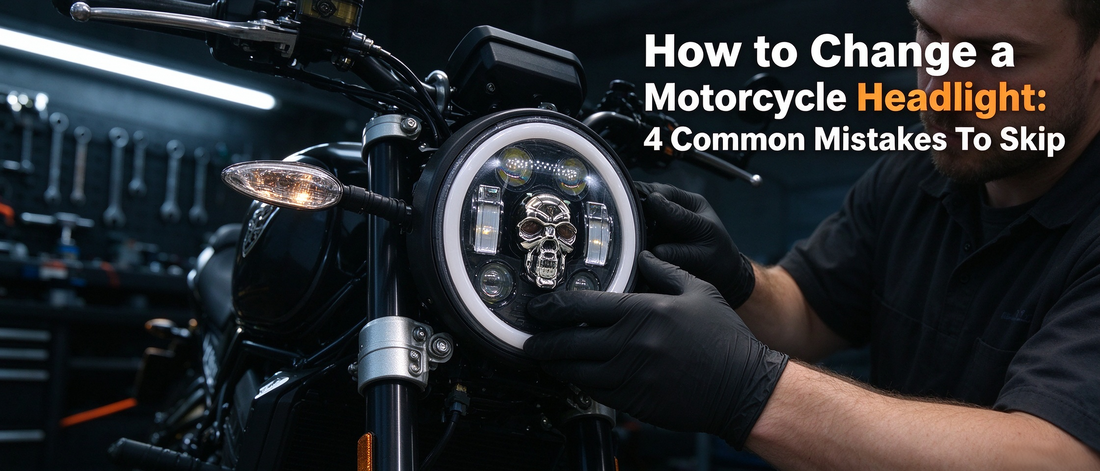 How to Change a Motorcycle Headlight: 4 Common Mistakes To Skip