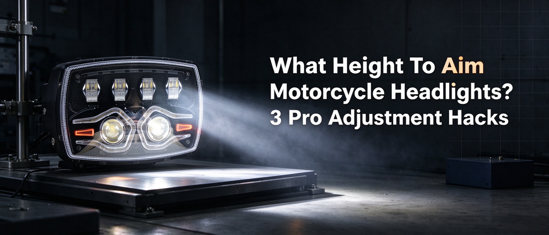 What Height To Aim Motorcycle Headlights? 3 Pro Adjustment Hacks