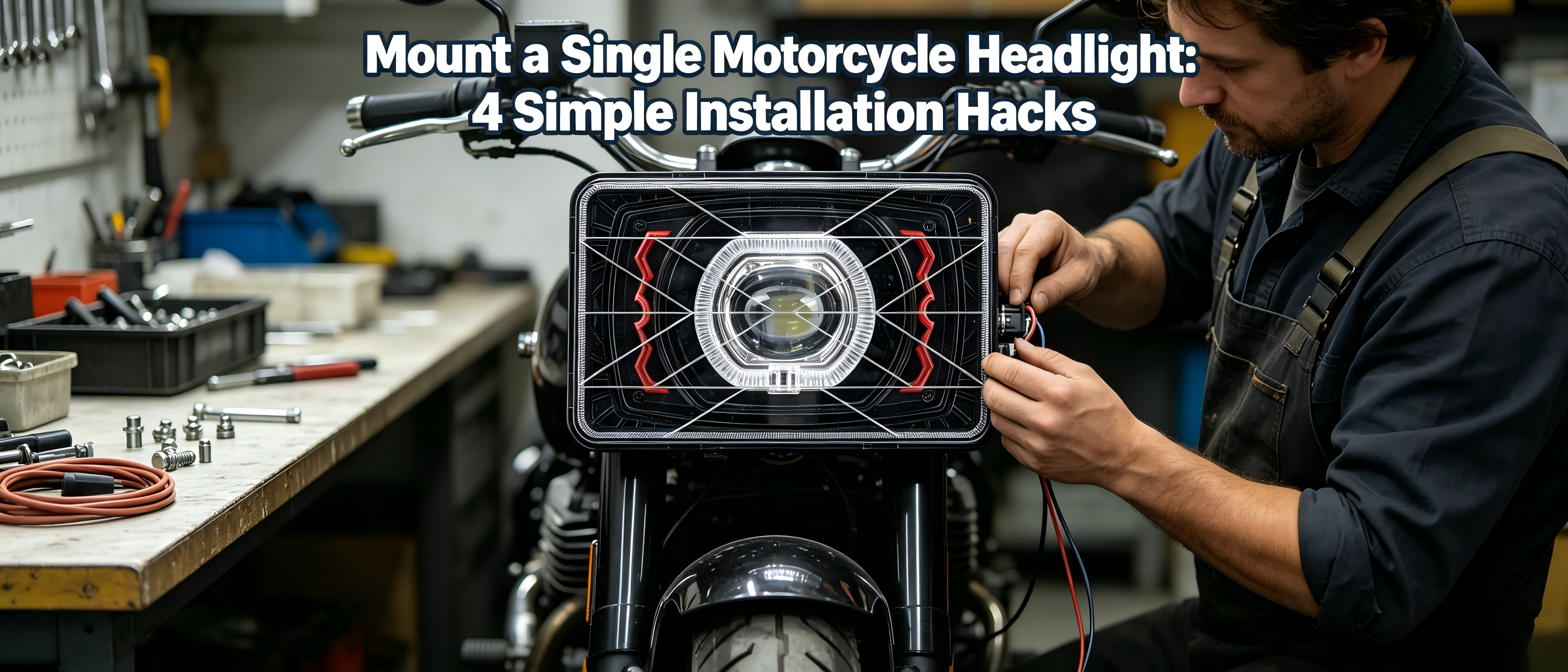 Mount a Single Motorcycle Headlight: 4 Simple Installation Hacks