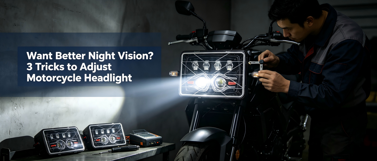 Want Better Night Vision? 3&nbsp;Tricks to Adjust Motorcycle Headlight