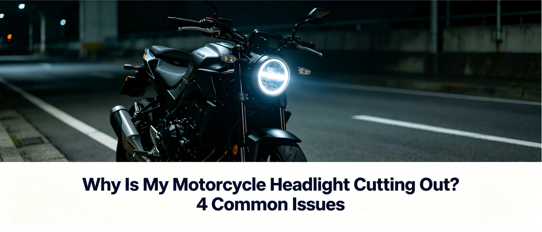Why Is My Motorcycle Headlight Cutting Out? 4 Common Issues