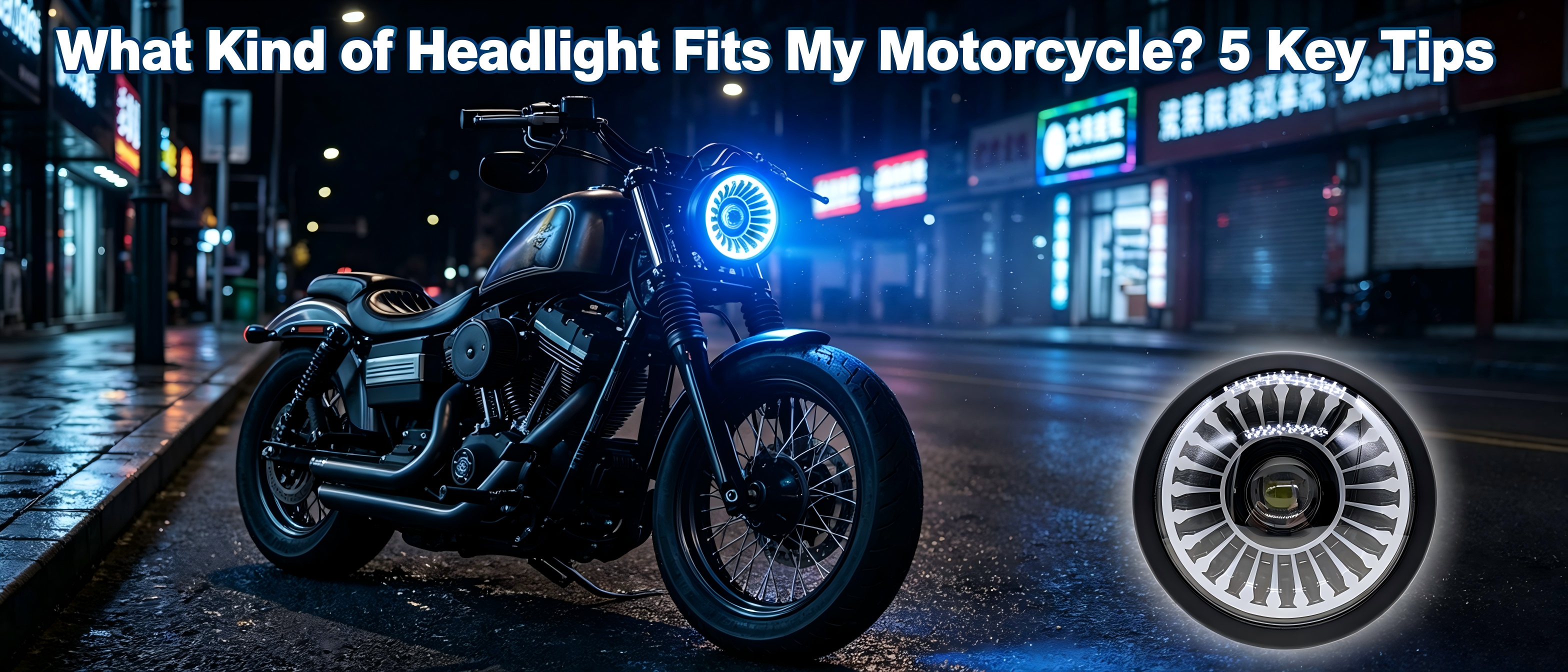 What Kind of Headlight Fits My Motorcycle? 5 Key Tips