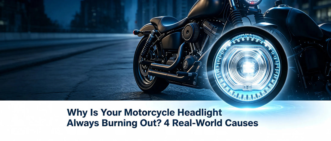 Why Is Your Motorcycle Headlight Always Burning Out? 4 Real-World Causes