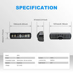 Skull Style RGB Aluminum LED Work Light 6003