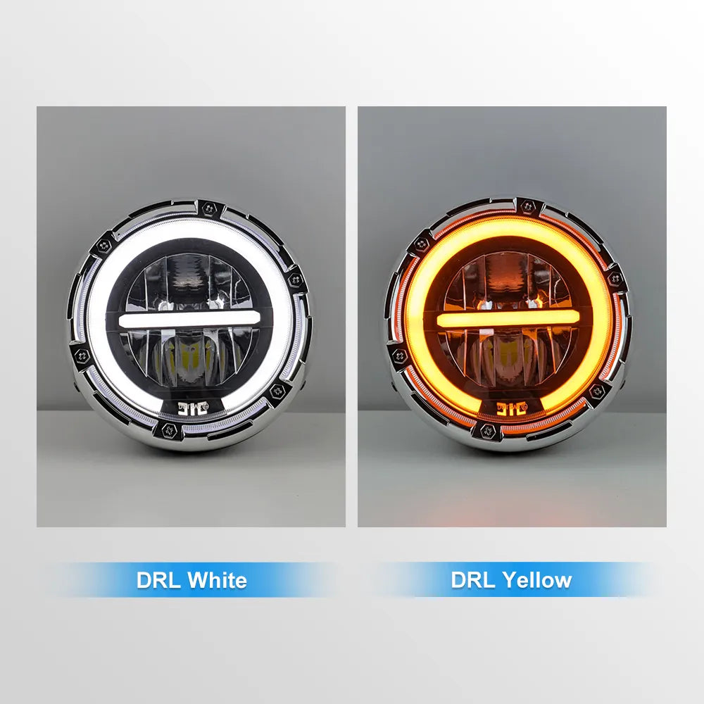 6.3‑Inch Halo DRL LED Motorcycle Headlight HL6.3‑6001