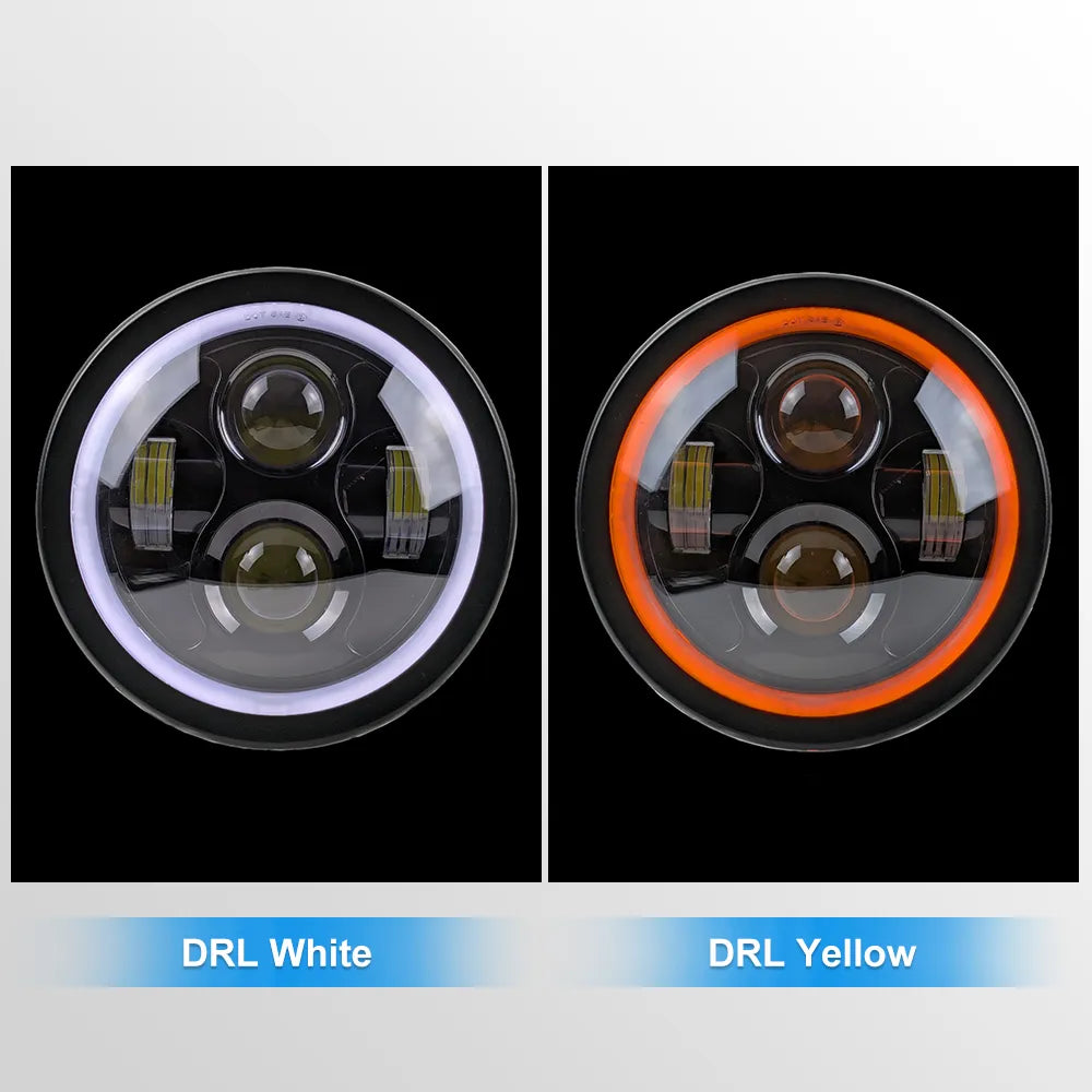 5.75 Inch Dual Lens Halo LED Headlight HL5.75-3008