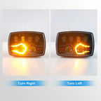 4 Inch Turn Signal Honda Moto Square Headlight HL4-5004