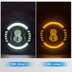 5.75 Inch Round Dual Ring LED Headlight HL5.75-3006