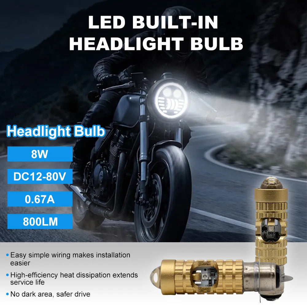 Golden Cooling LED Motorcycle Headlight CBL-DP-002