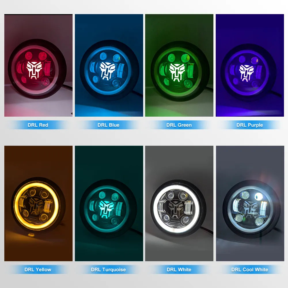 5.75 Inch Autobot RGB LED Headlight HL5.75-3009
