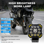 Square Wolf RGB Aluminum LED Work Light 8006‑1