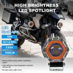 Gear Aluminum Shell LED Motorcycle Spotlight SL-3004