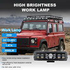 Skull Style RGB Aluminum LED Work Light 6003