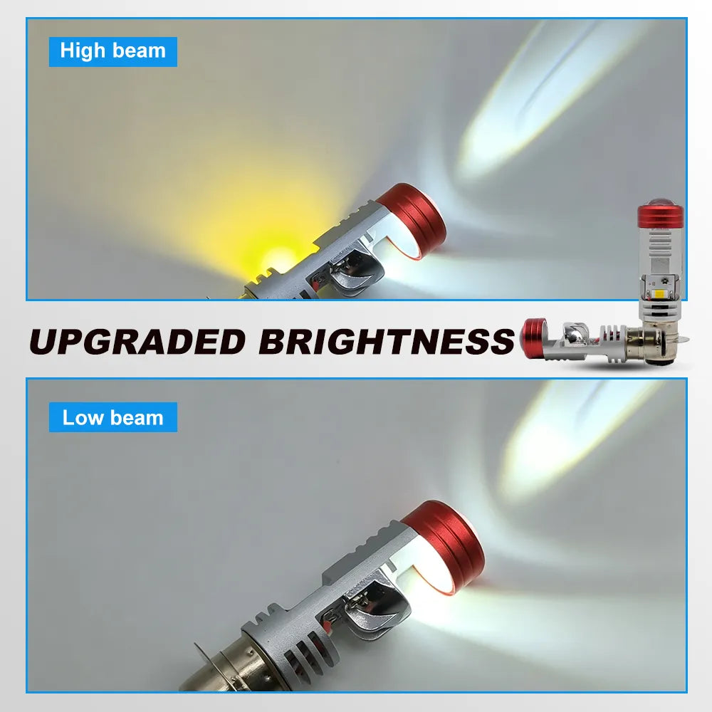 Dual Beam LED Motorcycle Headlight Bulb CBL-DP-077