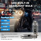 Aluminum Dual Color Motorcycle Headlight Bulb CBL-DP-050