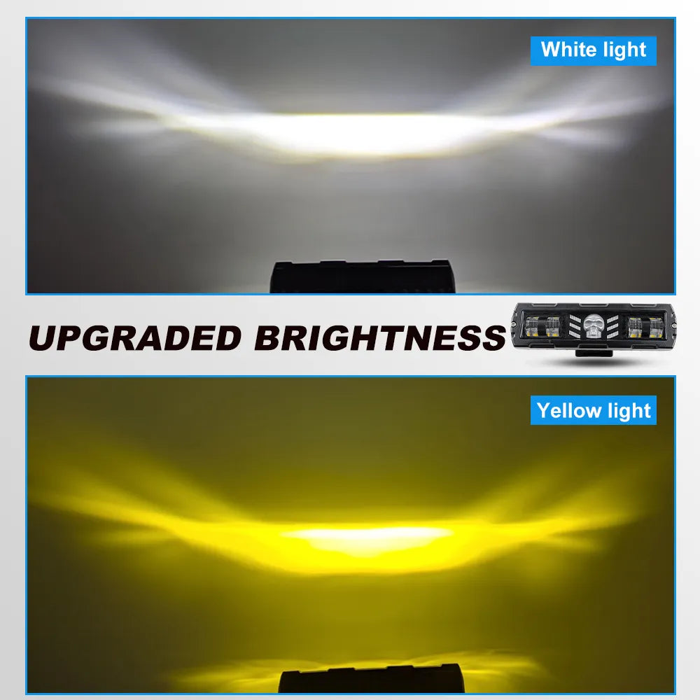Skull Style RGB Aluminum LED Work Light 6003