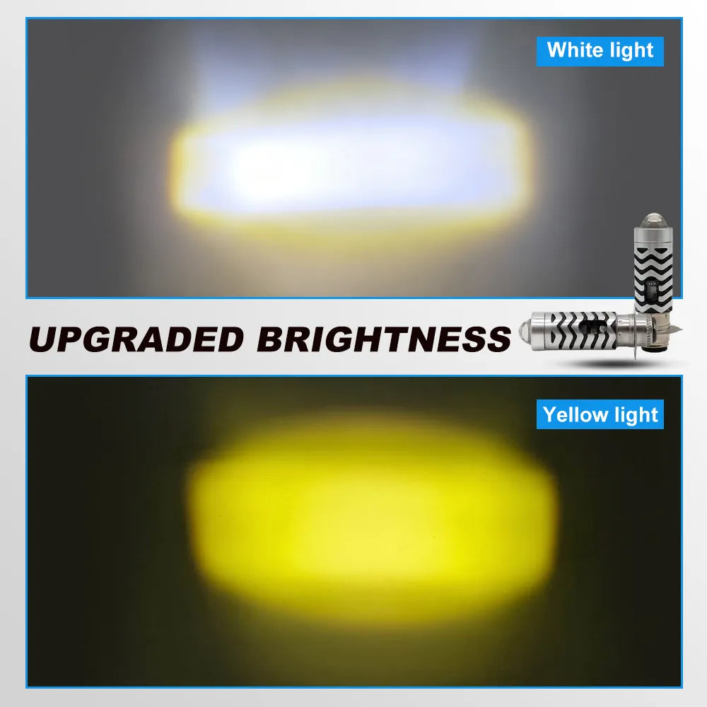 Aluminum Dual Color Motorcycle Headlight Bulb CBL-DP-050