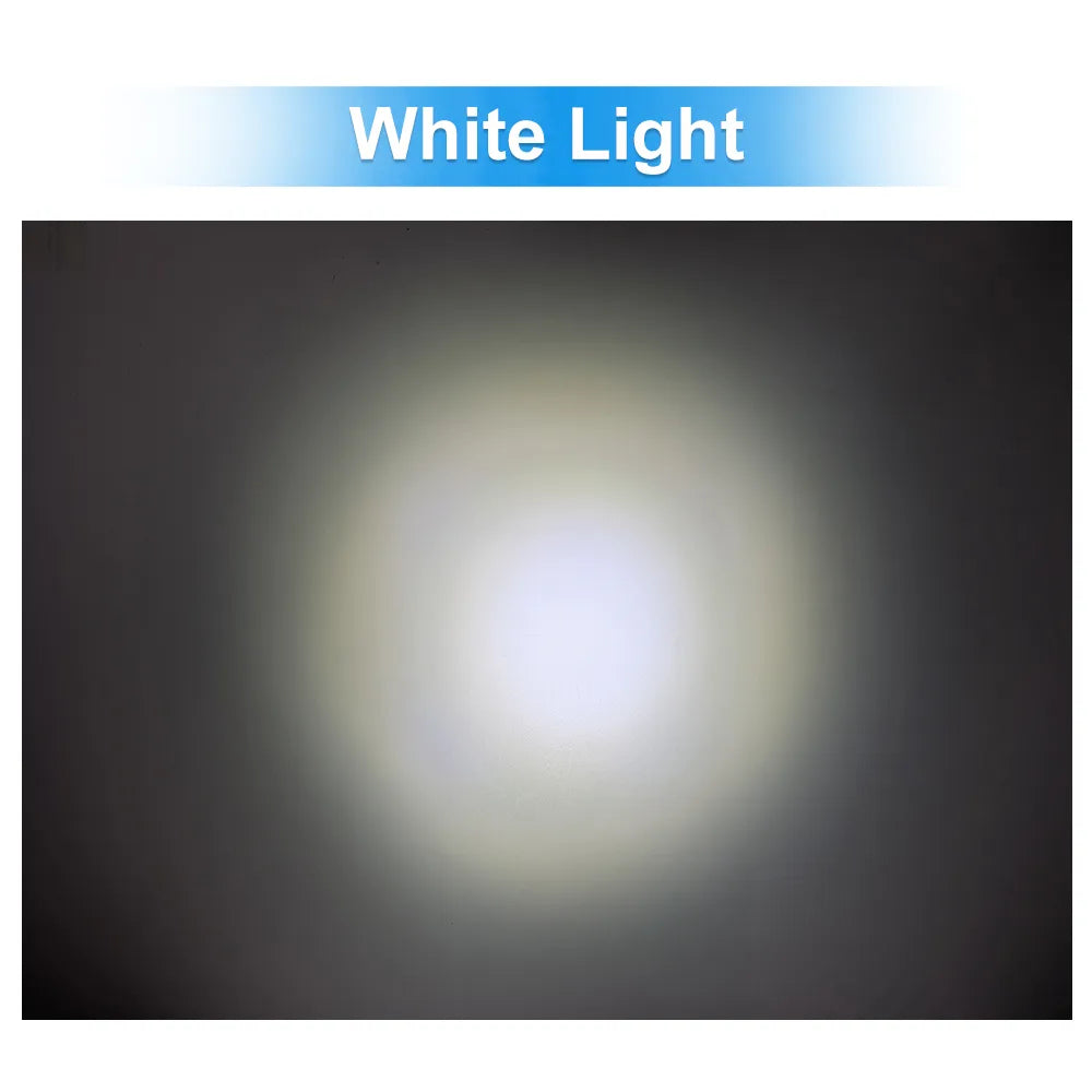 Round Wolf RGB Aluminum LED Work Light 8007‑1