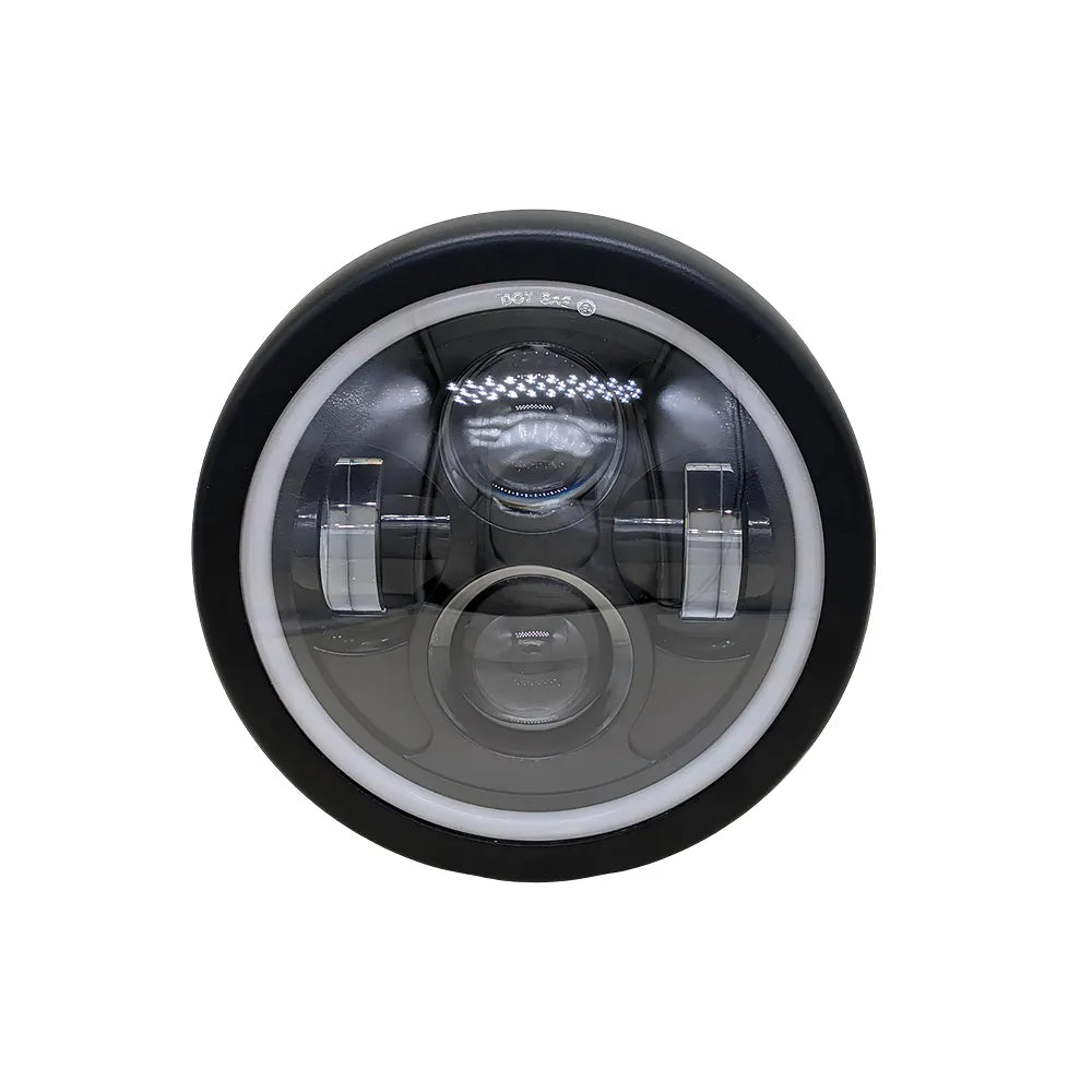 5.75 Inch Dual Lens Halo LED Headlight HL5.75-3008