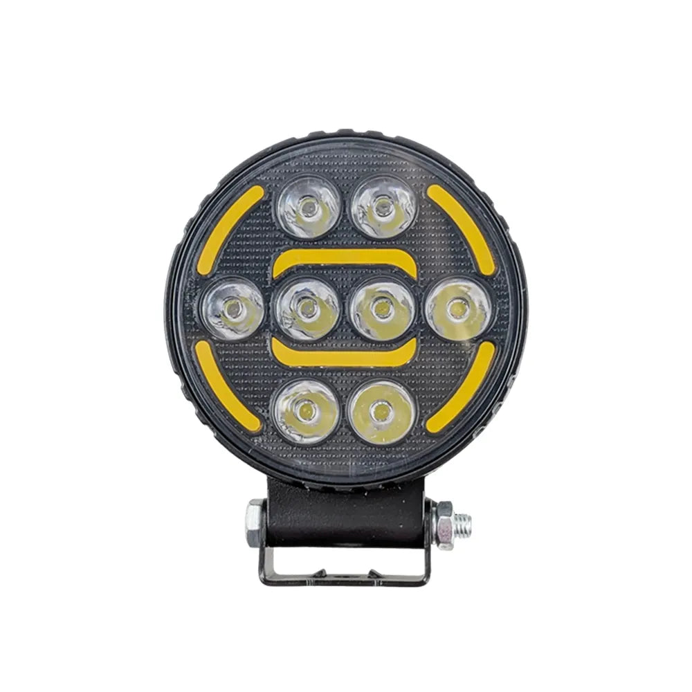 Round Yellow DRL LED Work Light 8005