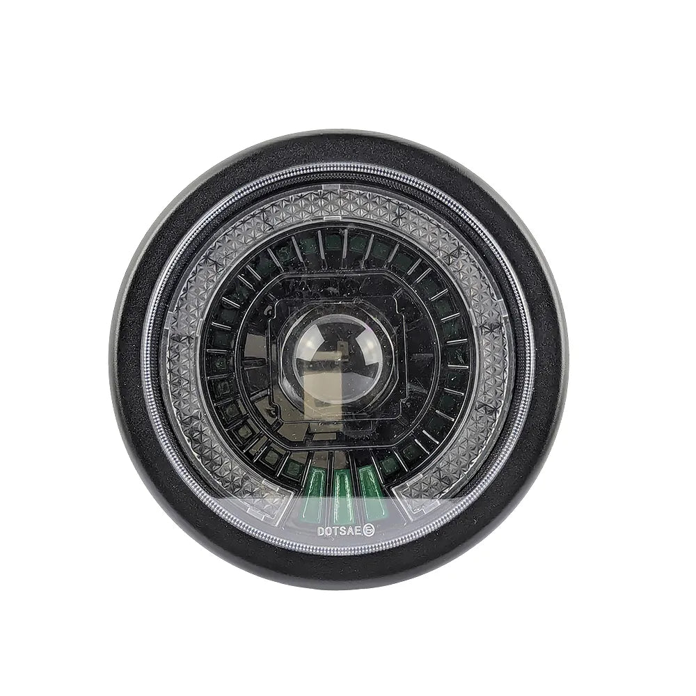 5.75 Inch RGB Halo LED Motorcycle Headlight HL5.75-3024
