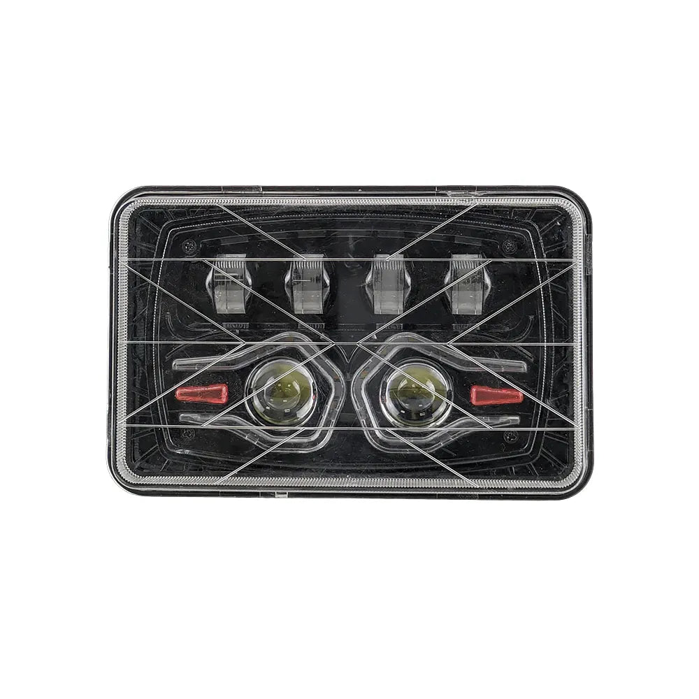 5 Inch Dual Lens Signal CG125 Square Headlight HL5-7004