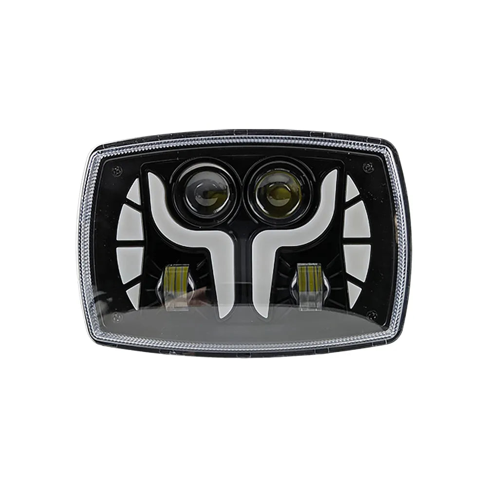 Rectangle Y‑DRL LED Motorbike Headlight HL4‑5017