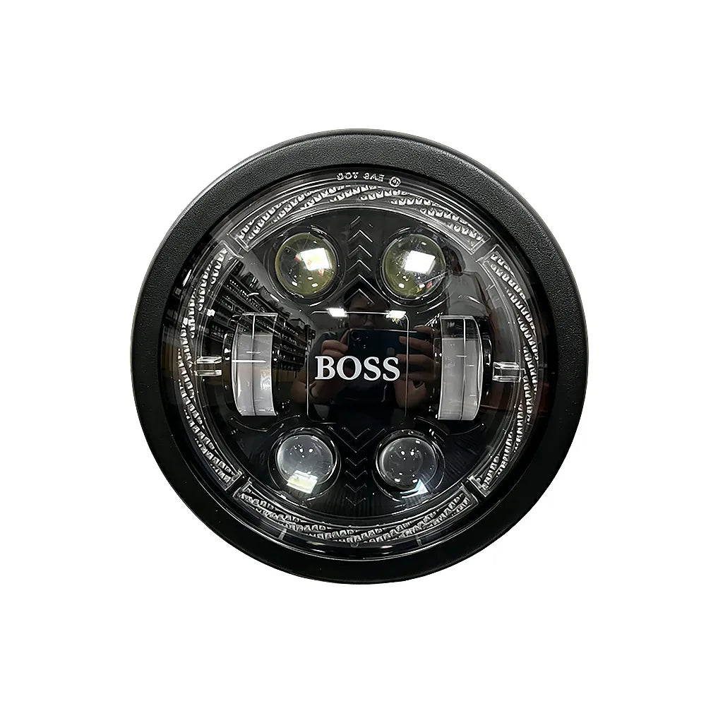 5.75 Inch 4-Lens BOSS Logo Turn Signal LED Headlight HL5.75-3022