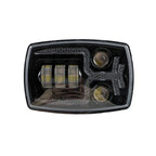4 Inch Stylized RGB Halo CG125 Square Headlight HL4-5005