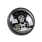 Skull Round LED Motorcycle Headlight HL7‑4005