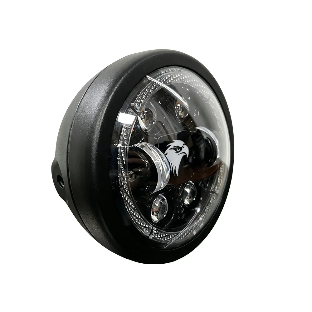 5.75 Inch 4-Lens Eagle Logo Turn Signal LED Headlight HL5.75-3018