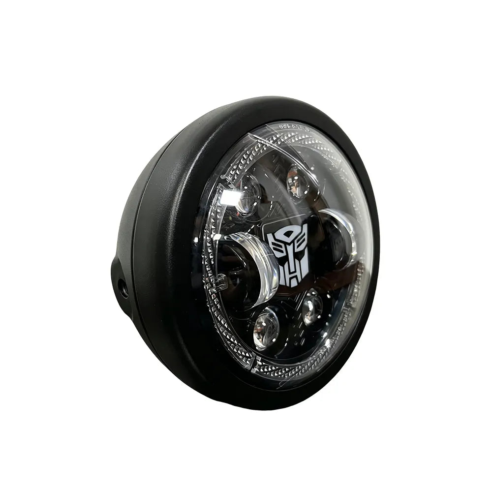 5.75 Inch 4-Lens Autobot Logo Turn Signal LED Headlight HL5.75-3019