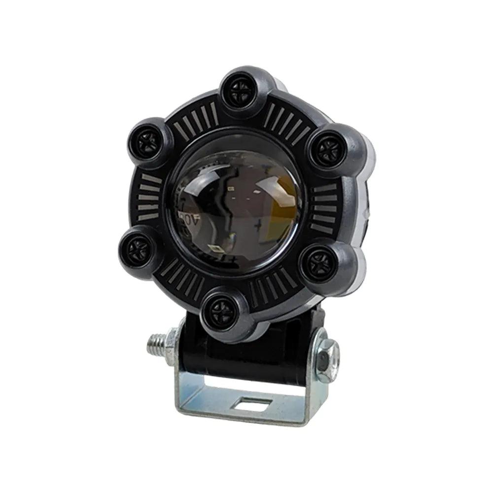 Six Screw RGB LED Motorcycle Spotlight SL-3008