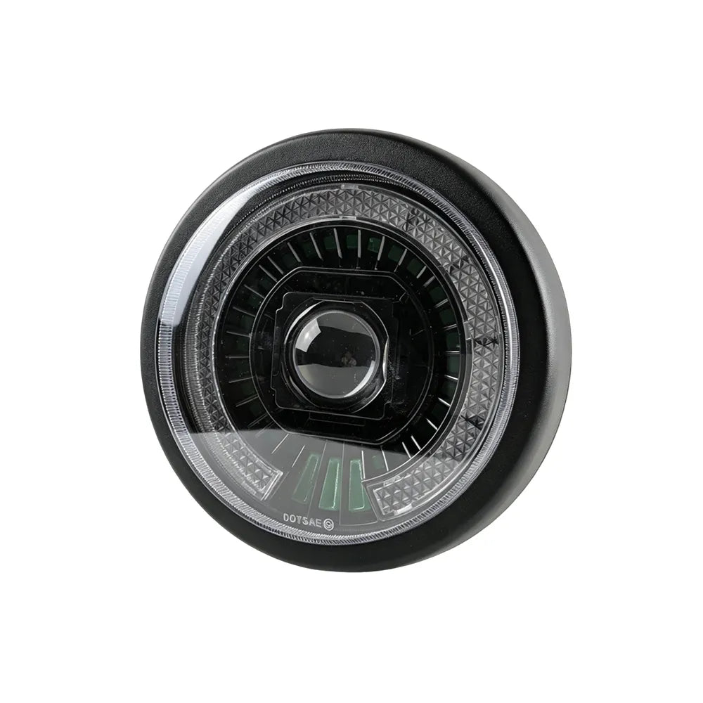 5.75 Inch RGB Halo LED Motorcycle Headlight HL5.75-3024