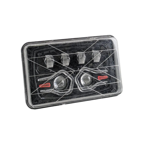 5 Inch Dual Lens Signal CG125 Square Headlight HL5-7004