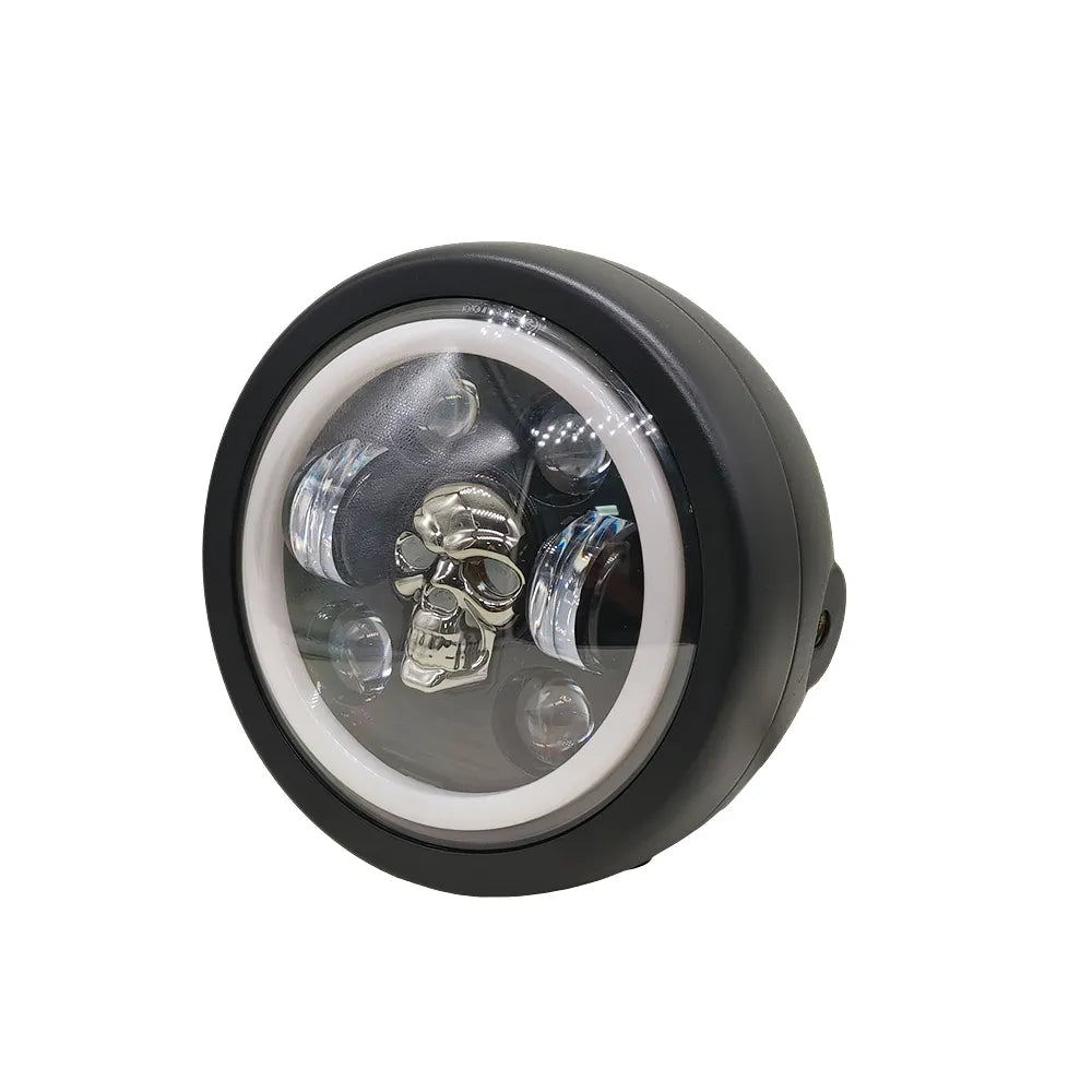 5.75 Inch Skull LED Headlight HL5.75-3004