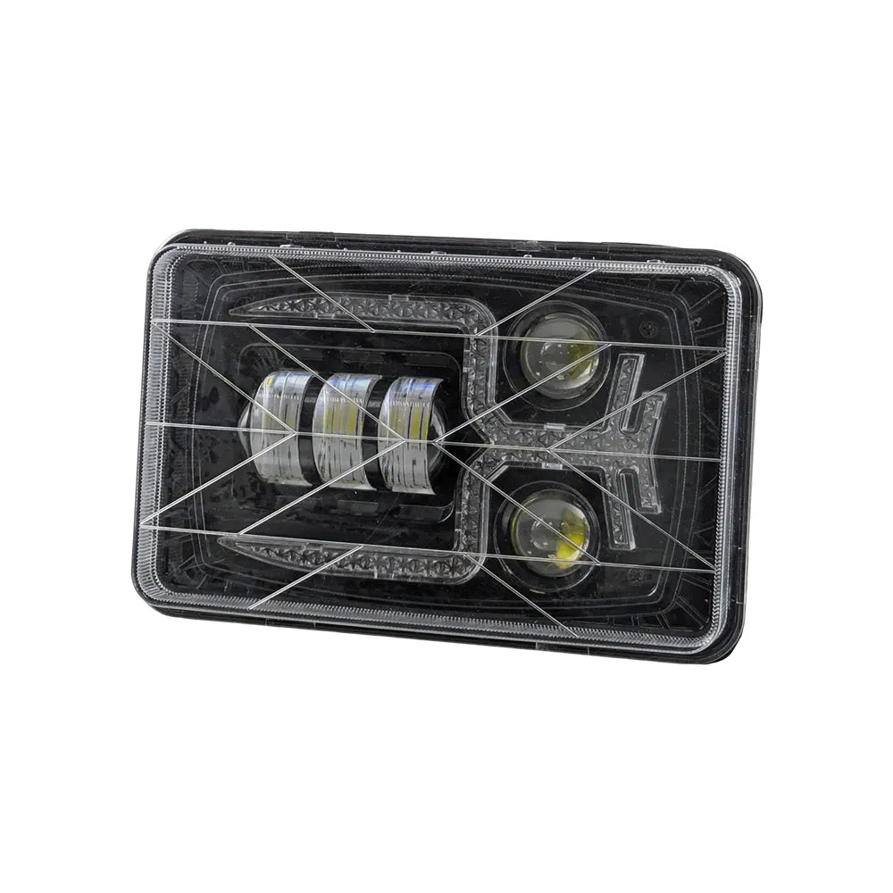 5 Inch Color‑Changing Moto LED Square Headlight HL5-7005