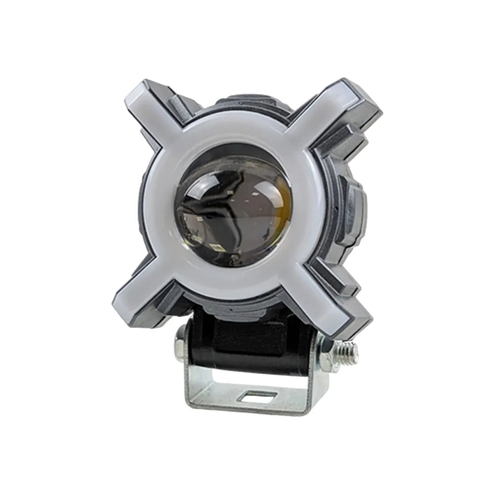 Cross RGB LED Motorcycle Spotlight SL-3006