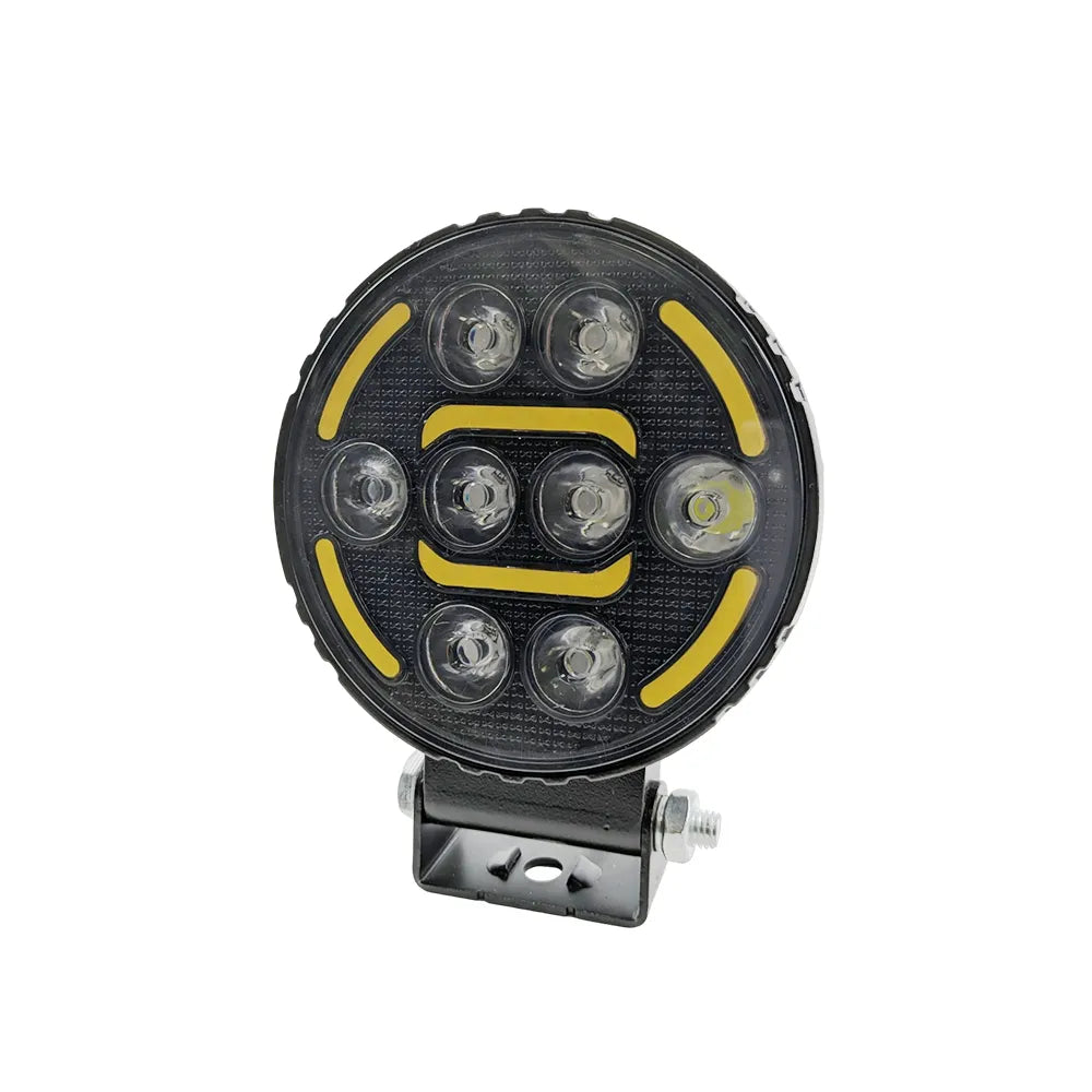 Round Yellow DRL LED Work Light 8005