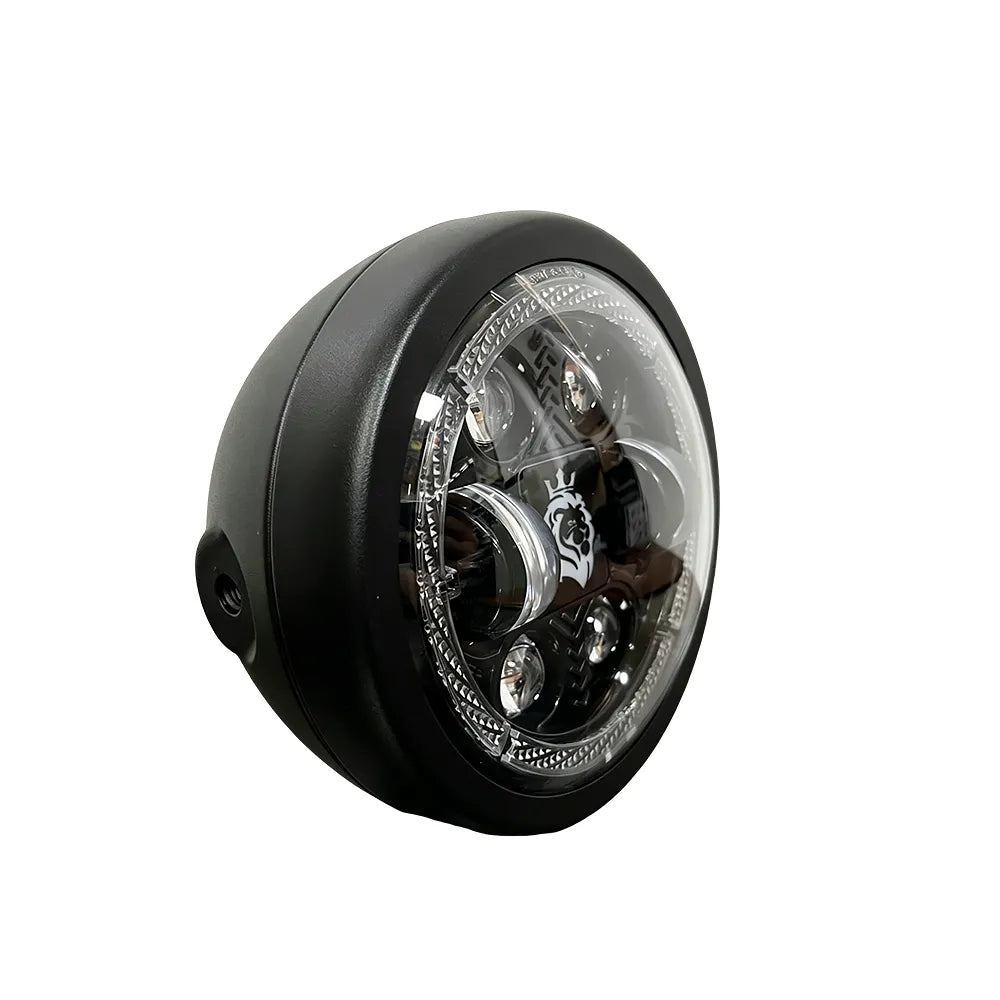 5.75 Inch 4-Lens Lion Logo Turn Signal LED Headlight HL5.75-3020
