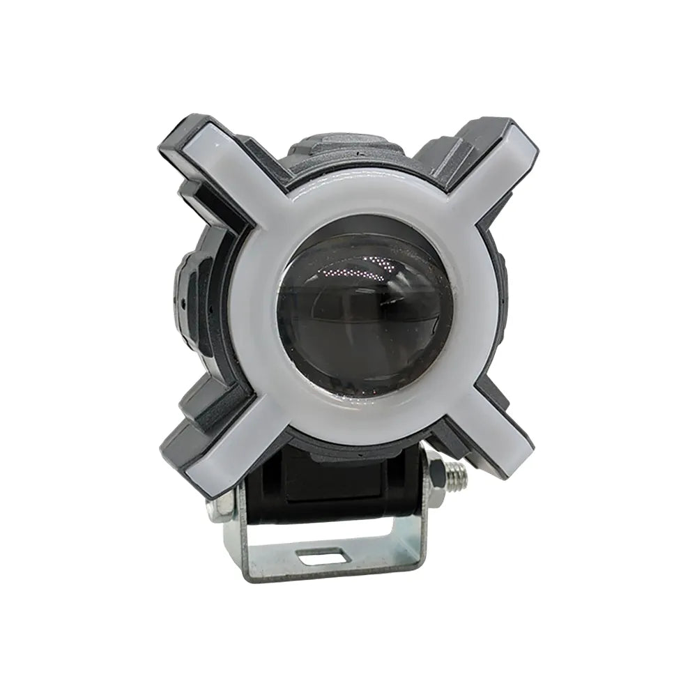 Cross RGB LED Motorcycle Spotlight SL-3006