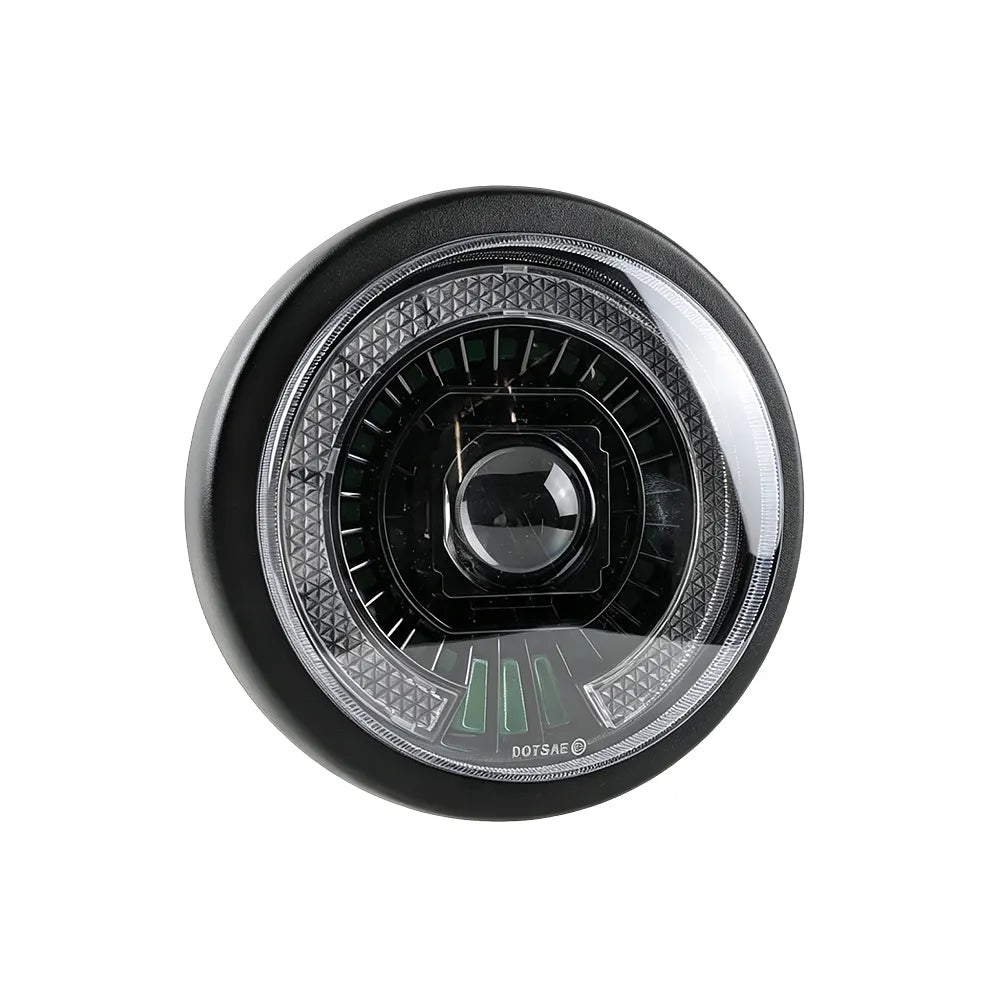 5.75 Inch RGB Halo LED Motorcycle Headlight HL5.75-3024