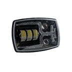 4 Inch Stylized RGB Halo CG125 Square Headlight HL4-5005