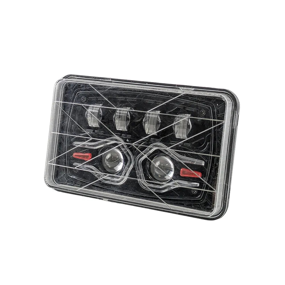 5 Inch Dual Lens Signal CG125 Square Headlight HL5-7004